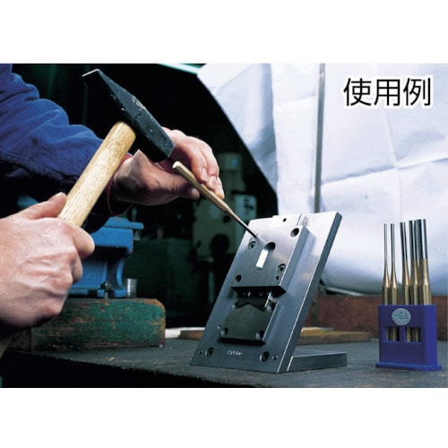 ■ＲＥＮＮＳＴＥＩＧ　平行ピンポンチ　１５０ｍｍ　先端径４．５ｍｍ 4500450