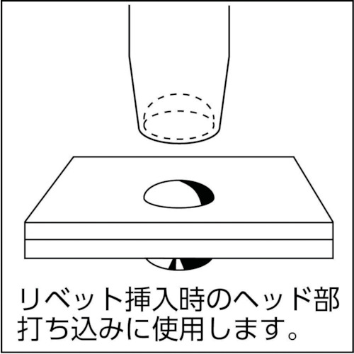 ■ＲＥＮＮＳＴＥＩＧ　リベットヘッダー５本セット 4461000