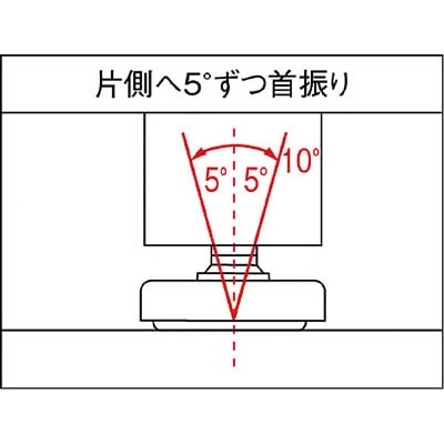 ■ＬＡＭＰ　アジャスターＭＫＲ型（エラストマー）Ｍ１０（２００－１４１－５１５）　MKR-50M10 MKR-50M10