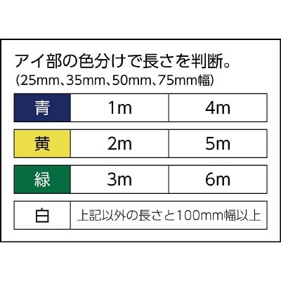 ■田村　ベルトスリング　Ｚタイプ　４Ｅ　２５×０．５　ZE0250050 ZE0250050