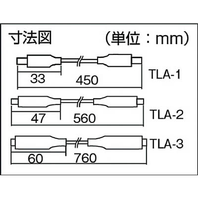 ■テイシン　電機　テストリード小　４５ｃｍ　シールドクリップＳ両端付　TLA-1 TLA-1