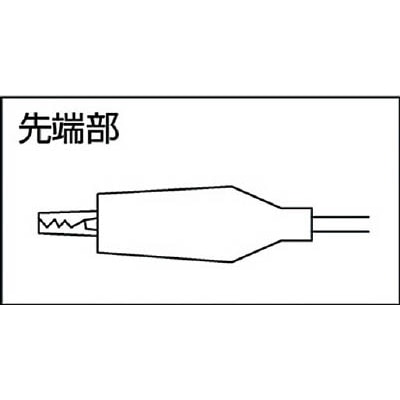 テイシン電機　テストリード大　７６ｃｍ　シールドクリップＬ両端付　TLA-3 TLA-3