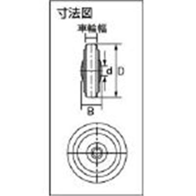 ■シシク　ゴム車輪のみ　２５０径　W-250 W-250