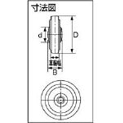 ■シシク　ウレタン車輪のみ　１５０径　UW-150 UW-150