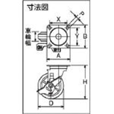 ■シシク　ステンレスキャスター　自在ウレタンブレーキ付　SUNJB-150-POTH (ｼﾞｻﾞｲｽﾄｯﾊﾟｰﾂｷ) SUNJB-150-POTH (ｼﾞｻﾞｲｽﾄｯﾊﾟｰﾂｷ)