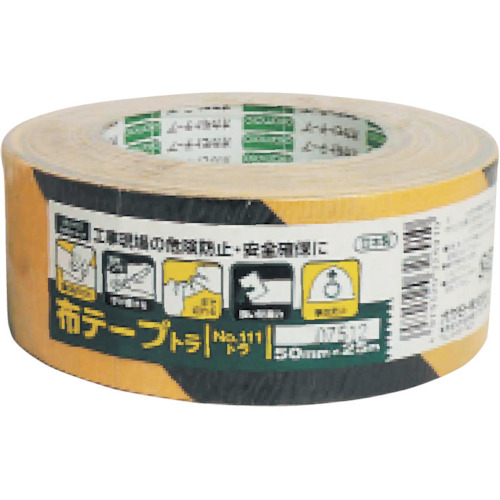 ■オカモト　布テープ（トラ）７５ミリ×２５ｍ 111T75