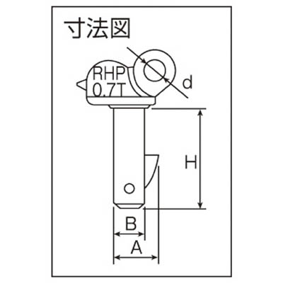 ■日本クランプ　穴つり専用クランプ　RHP-700 RHP-700