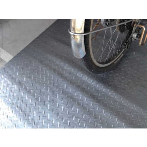 ■ワニ印　塩ビ養生マット　ヤバネ　シルバー　１．３ｍｍ厚×９２０ｍｍ×２０ｍ巻 003026
