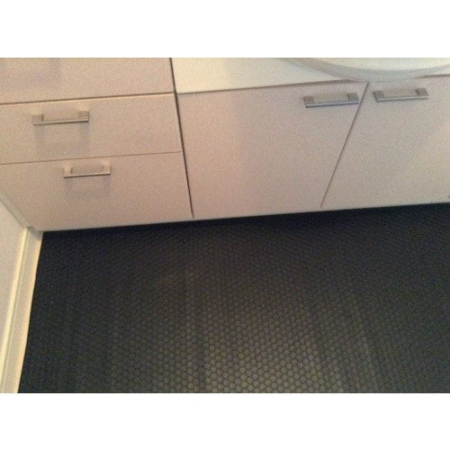 ■ワニ印　塩ビ養生マット　コイン　グレー　１．３ｍｍ厚×９２０ｍｍ×２０ｍ巻 003025