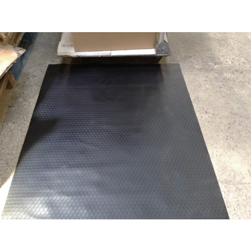 ■ワニ印　塩ビ養生マット　コイン　グレー　１．３ｍｍ厚×９２０ｍｍ×２０ｍ巻 003025