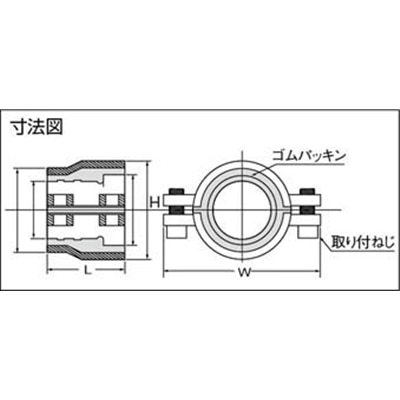 ■コダマ　圧着ソケット鋼管兼用型５０Ａ　S50A S50A