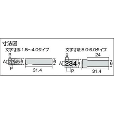 ■浦谷　ハイス精密組合刻印　数字セット２．０ｍｍ　UC-20S　(2.0MM) UC-20S　(2.0MM)