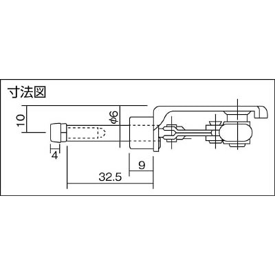■角田　押し引き兼用トグルクランプ　Ｎｏ．ＳＬ５０Ｒ　KC-SL50R KC-SL50R