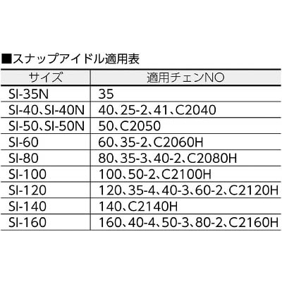 ■日立　スナップアイドル（チェン用テンショナー）　SI-40N SI-40N