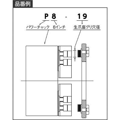 ■ＫＫＫ　チャックメイト「手締」７インチ１７ｍｍ　S7-17 S7-17