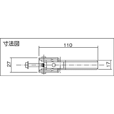 ■角田　ステンレス製引きクランプ　Ｎｏ．ＦＡ１２０－２Ｓ　KC-FA120-2S KC-FA120-2S