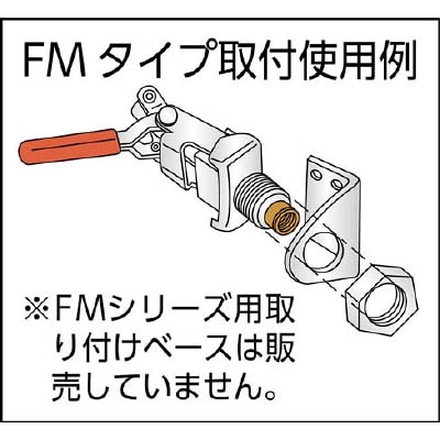 ■角田　横押し型トグルクランプ　Ｎｏ．５１ＭＤ　KC-51MD KC-51MD