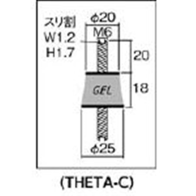 ■Ｔａｉｃａ　防振材インシュレ－タ－　ＴＨＥＴＡ－Ｃ　０．８～２．０ｋｇ　THETA-C THETA-C