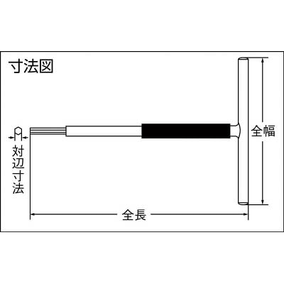 ■ミトロイ　レンチ　Ｔ型ホローレンチ　パワータイプ　スタンダード早廻し付　８ｍｍ　THP-8S THP-8S