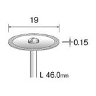 ■ミニモ　電着ダイヤモンドカッティングディスク　Φ１９　MC1215 MC1215