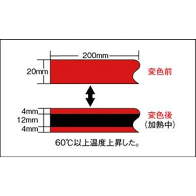 ■ニチユ　サーモテープ　可逆性　７０度　TR-70 TR-70