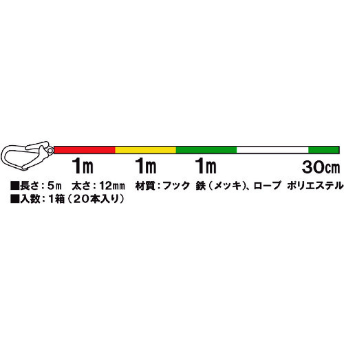 ■大洋　３・３・３介錯ロープ 333KR5