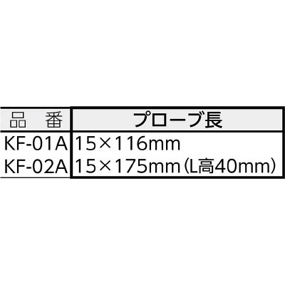 ■ライン精機　熱電対プローブ　表面汎用型　KF-01A KF-01A