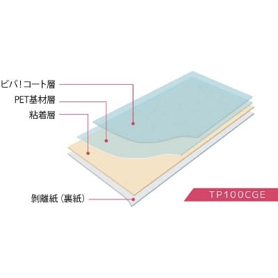 ■タカハラ　ビバフィルム（超耐久保護フィルム）　５００ｍｍ×３ｍ　透明　TN100GS3 TN100GS3