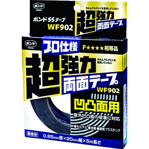 コニシ　ボンドＳＳテープ　ＷＦ９０２　凹凸面用　２０ｍｍ×５ｍ　＃０５６２４ 05624