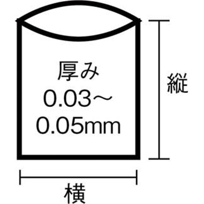 ■サニパック　Ｌシリーズダストカート用１５０Ｌ薄口透明　１０枚　L-89 L-89
