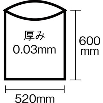 ■サニパック　Ｎ－２４２０Ｌ白半透明　１０枚　N-24-HCL N-24-HCL