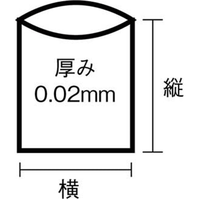サニパック　Ｕ－１３おトクな！保存用ポリ袋Ｌ透明　１００枚　U-13-CL U-13-CL