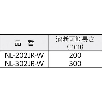 ■ＳＵＲＥ　卓上シーラー溶断用　２００ｍｍ　NL-202JR-W NL-202JR-W