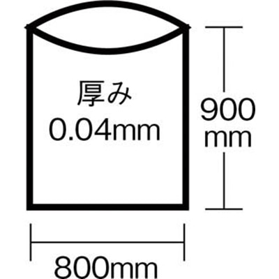 ■積水　７０型ポリ袋　半透明　Ｗー７０　N-1041 N-1041