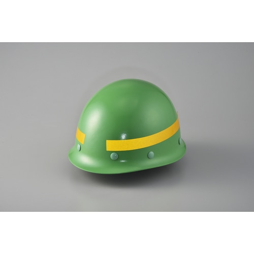 ■緑十字　ヘルメット用弓型ラインテープ（反射）　黄　２０幅×２６０ｍｍ　１０本組 235143