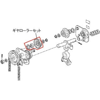 ■象印　Ｇ－０．５ｔ用ギヤローラーセット　YG-005009 YG-005009