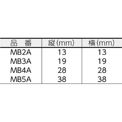 ヘラマンタイトン　インシュロック　マウントベース　MB4A-B MB4A-B
