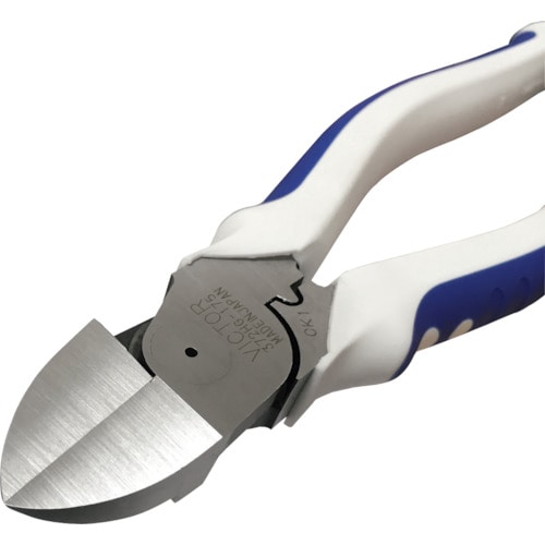 ビクター　ハイグレード　偏芯ＶＡ線ニッパ（薄刃）（エラストマーカバー付き）１７５ｍｍ 372HG175