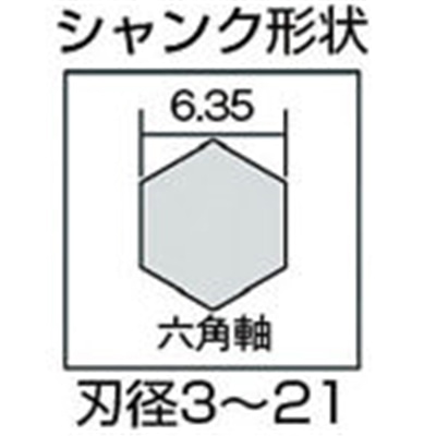 ■大西　木工用ショートビット　３８．０ｍｍ　NO1380 NO1380