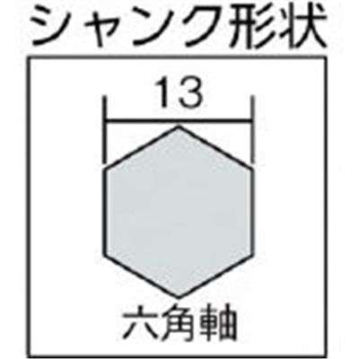 ■大西　木工用ネイルビット（ツーバイ工法用）　１６．０ｍｍ　NO12160 NO12160