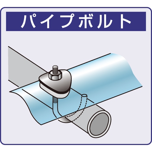 ダイドーハント　パイプボルトセット　１／４Ｘ５０Ｘ８０　１０本入り 10102276