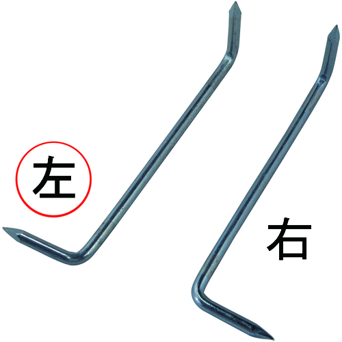 ダイドーハント　ユニクロ　手違いかすがい　Ｌ（左）　５Ｘ１２０　４本組 10102606