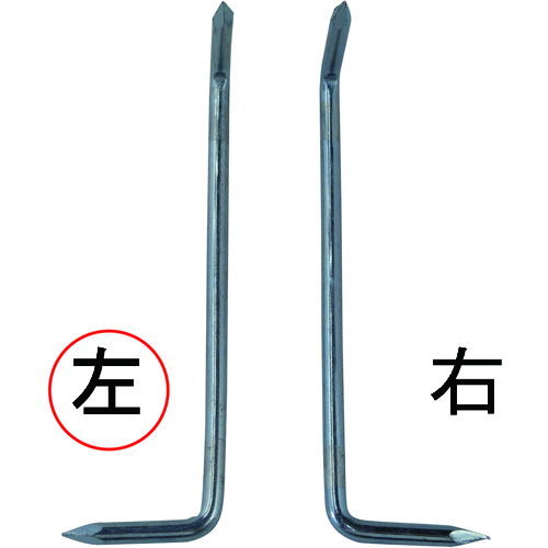 ダイドーハント　ユニクロ　手違いかすがい　Ｌ（左）　５Ｘ１２０　４本組 10102606