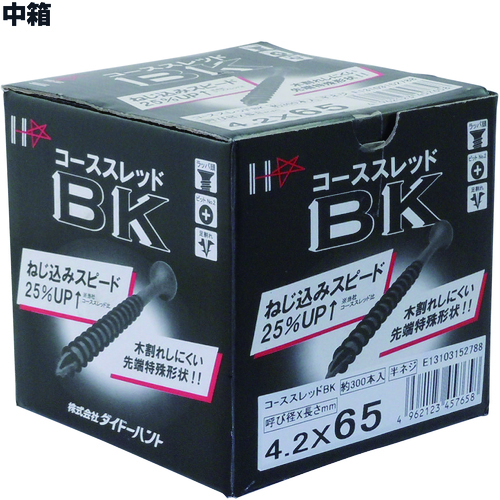 ■ダイドーハント　コーススレッドＢＫ　小箱　３．８Ｘ４１　６００本入 00045761