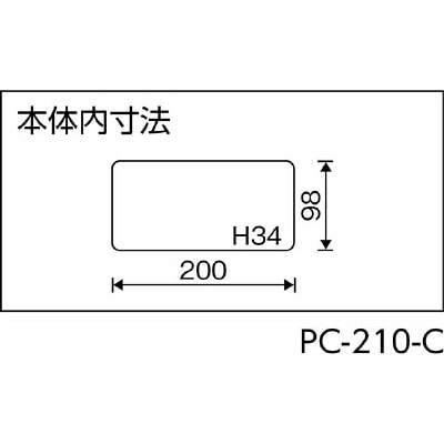 リングスター　ポケットケース　ＰＣ－２１０　クリア　PC210C PC210C