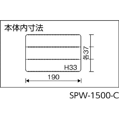 リングスター　スーパーピッチ５．５ｍｍ　Ｌ／Ｒ　ＳＰＷ－１５００　クリア　SPW1500C SPW1500C