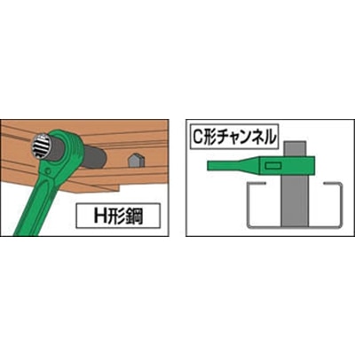 ■スーパー　片ロングソケット・両口ラチェットレンチ（爪式）六角対辺：３０×２４　RN-3024L RN-3024L