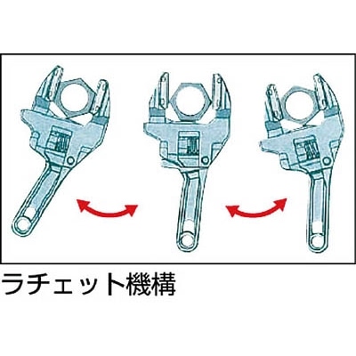 スーパー　ラチェット式たて型アルミモーターレンチ　MFTR68A MFTR68A
