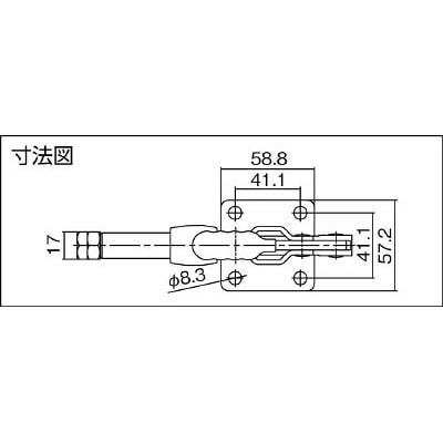■スーパー　横押し型トグルクランプ　TPL200F TPL200F