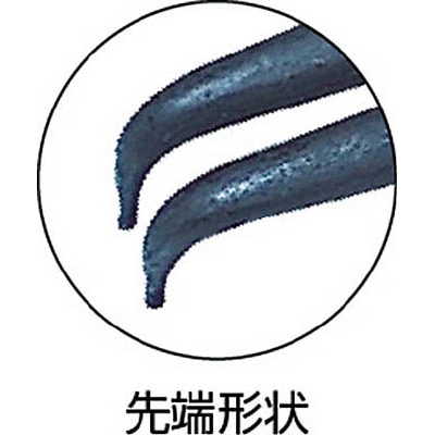 ■ＴＯＰ　スナップリングプライヤ　軸用曲爪　使用範囲１０～２５ｍｍ　SB-125 SB-125